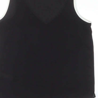 Womens UK Size 14 Marks and Spencer Black Basic Blouse