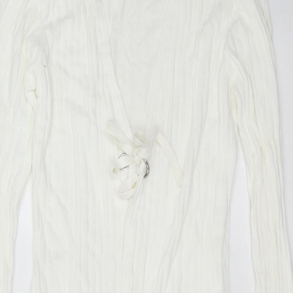 Womens UK Size 10 NEXT Ivory Cardigan Jumper