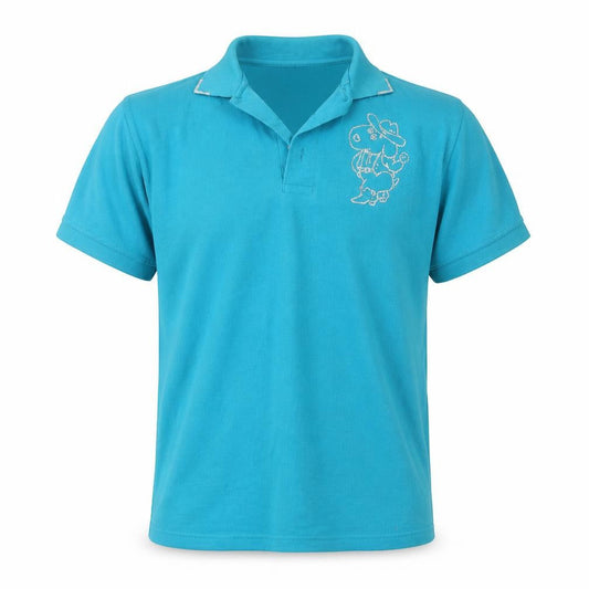 Womens UK Size M Kustom Kit Blue Basic Polo