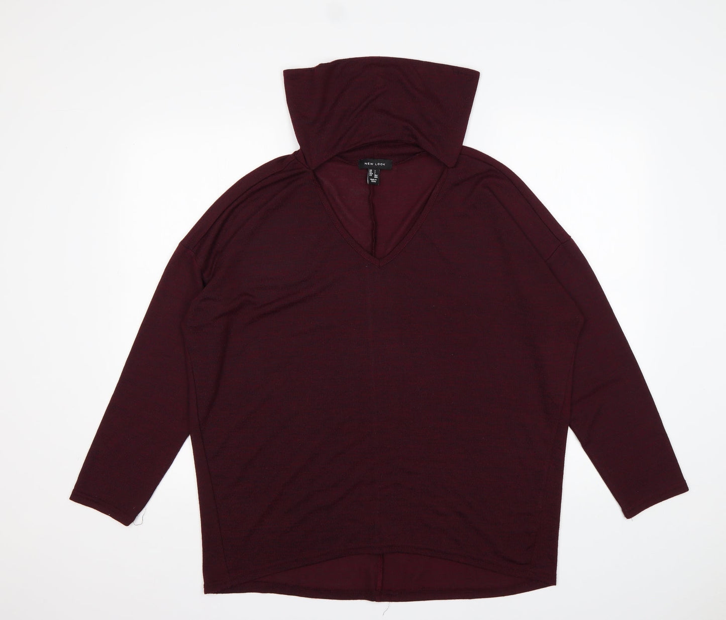 Womens UK Size L New Look Purple Pullover Jumper