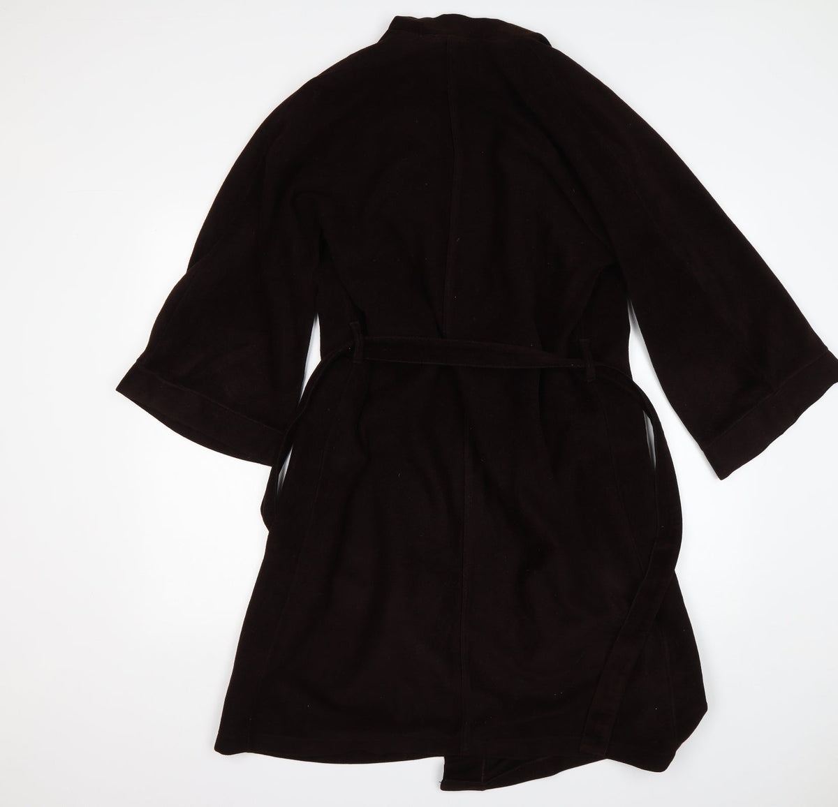 Back view of St Michael women’s brown polyester gown, size S