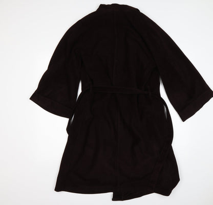 Back view of St Michael women’s brown polyester gown, size S