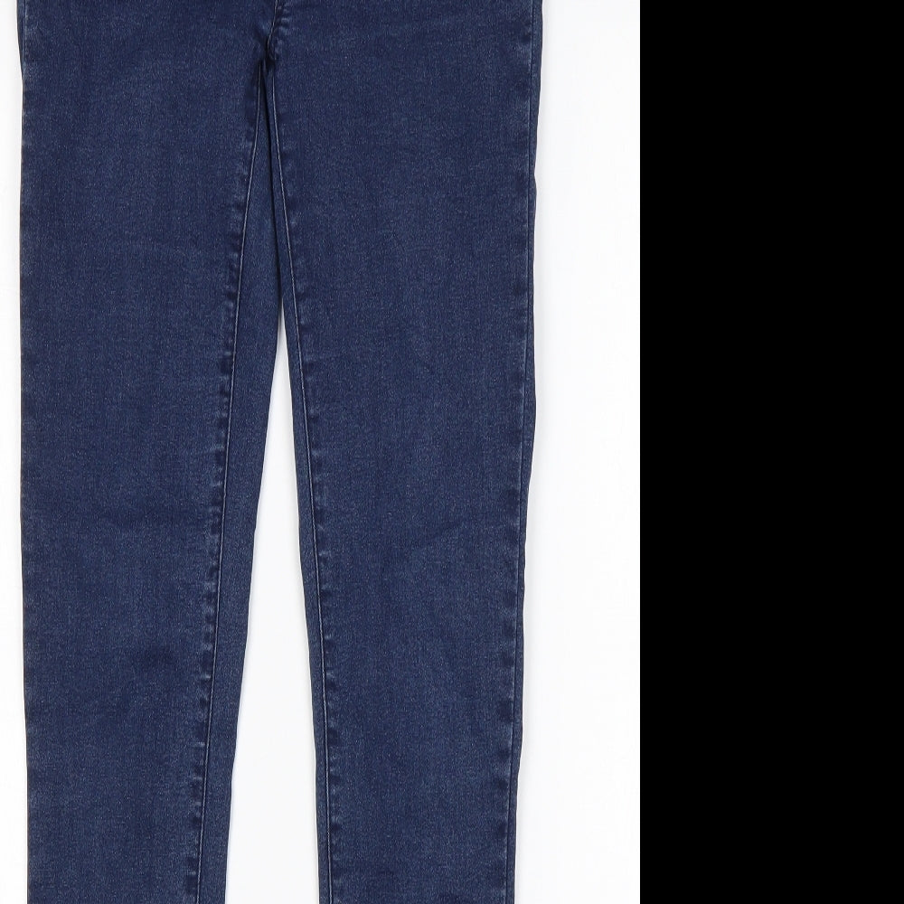 Mama-licious Womens Blue  Cotton Skinny Jeans Size 29 in L32 in Regular