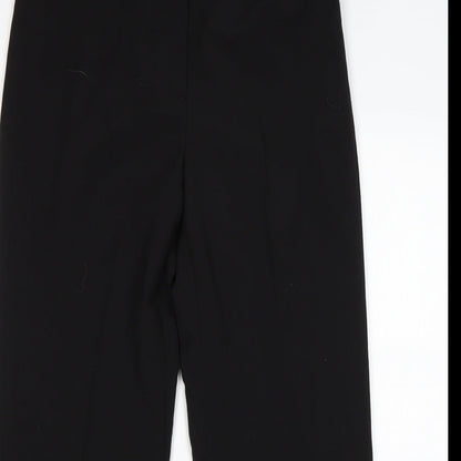 Womens UK Size 12 Debenhams Regular Fit  Black Trousers