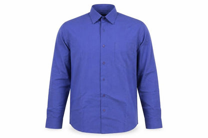 Mens UK Size 41 John Miller Blue  Button-Up Long Sleeve Casual Shirt