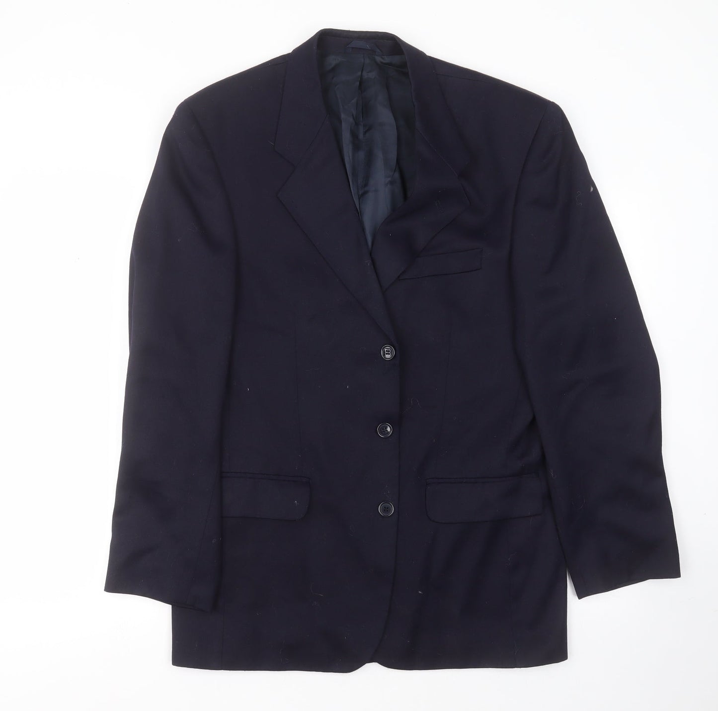 Mens UK Size 38 BURTONS Regular Blue Suit Jacket