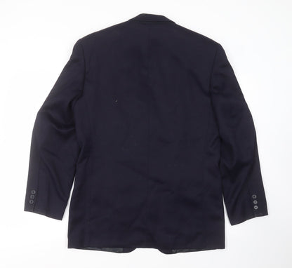 Mens UK Size 38 BURTONS Regular Blue Suit Jacket