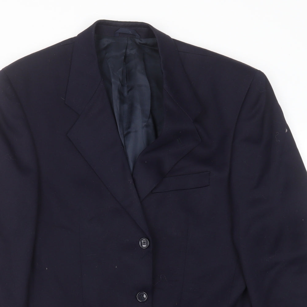 Mens UK Size 38 BURTONS Regular Blue Suit Jacket