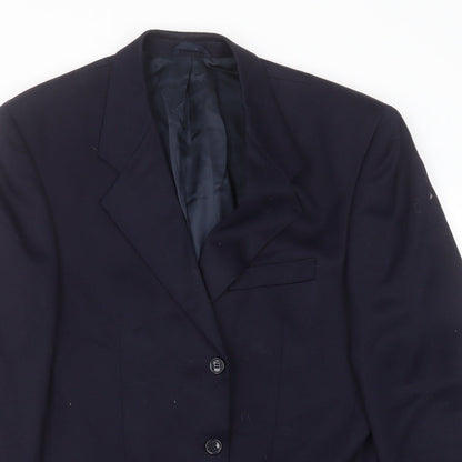 Mens UK Size 38 BURTONS Regular Blue Suit Jacket