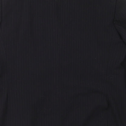 Mens UK Size 42 Pinstripe Regular Beige Suit Jacket