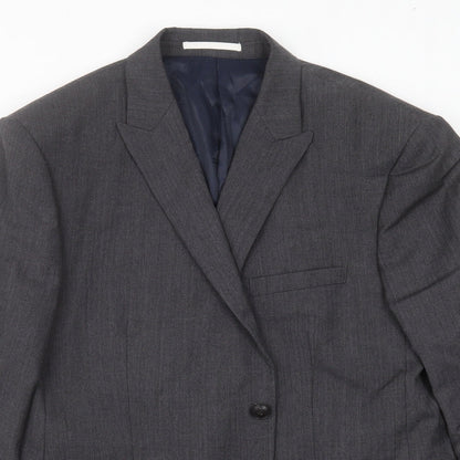 Mens UK Size 44 Marks and Spencer Regular Grey Suit Jacket