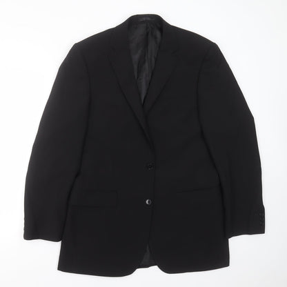 Mens UK Size 40 Karl Jackson Regular Black Suit Jacket
