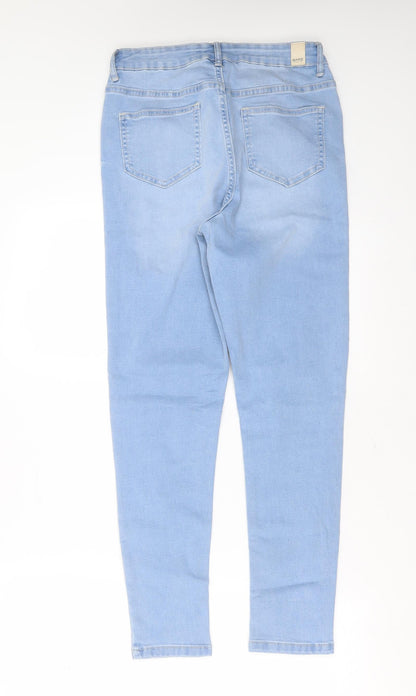 Bare Denim Womens Blue  Cotton Skinny Jeans Size 30 in L26 in Extra-Slim Zip
