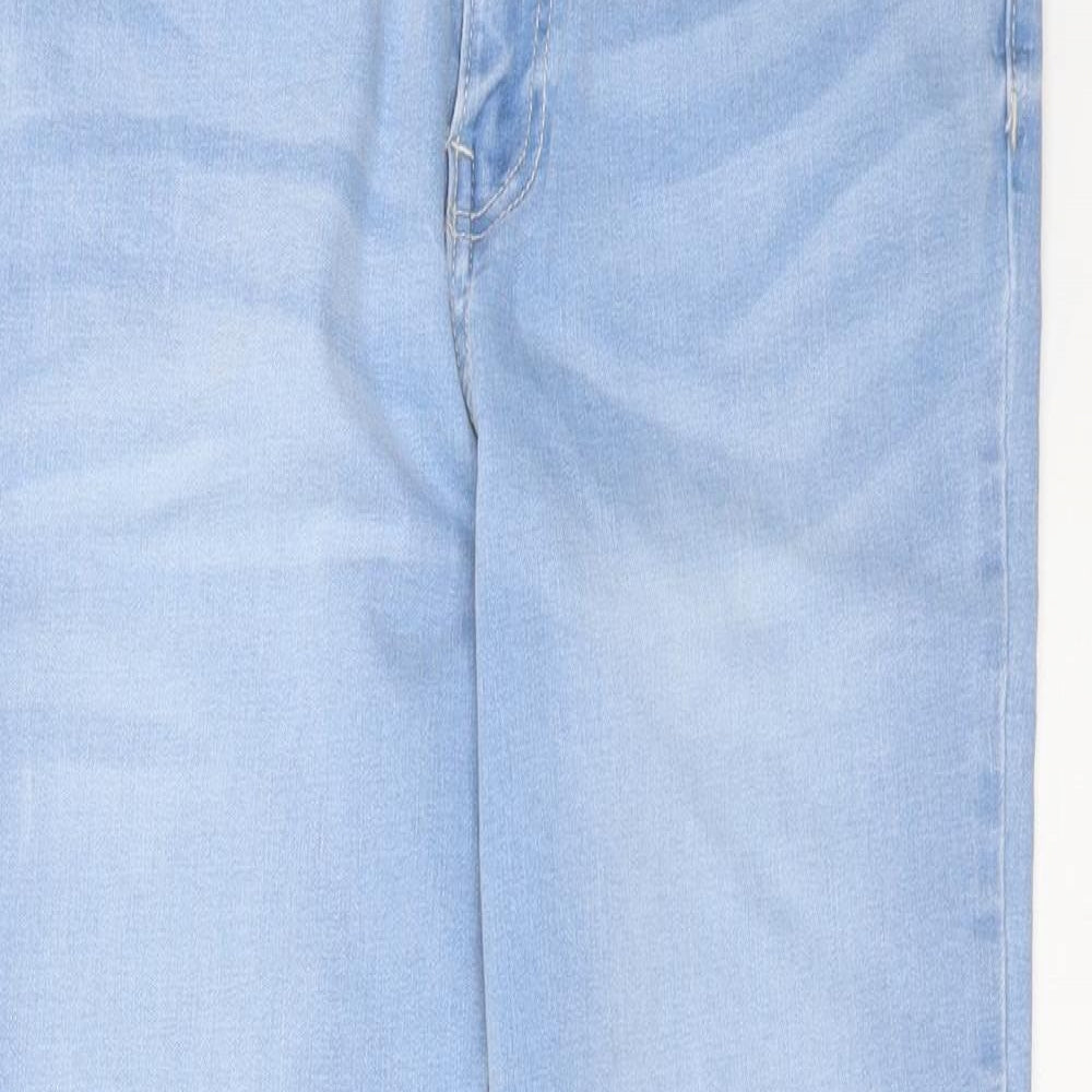 Bare Denim Womens Blue  Cotton Skinny Jeans Size 30 in L26 in Extra-Slim Zip