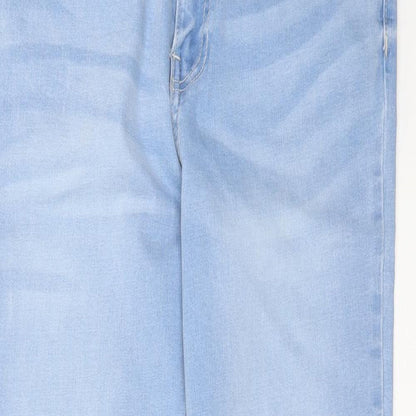 Bare Denim Womens Blue  Cotton Skinny Jeans Size 30 in L26 in Extra-Slim Zip