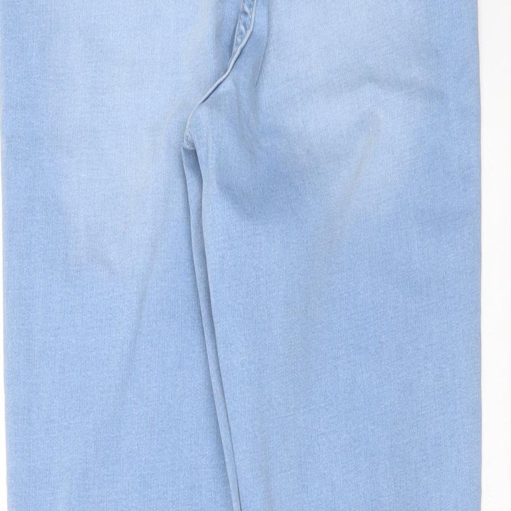 Bare Denim Womens Blue  Cotton Skinny Jeans Size 30 in L26 in Extra-Slim Zip