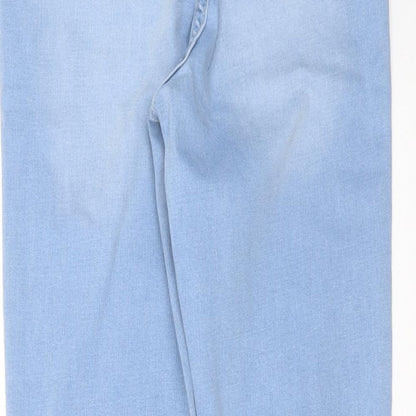Bare Denim Womens Blue  Cotton Skinny Jeans Size 30 in L26 in Extra-Slim Zip
