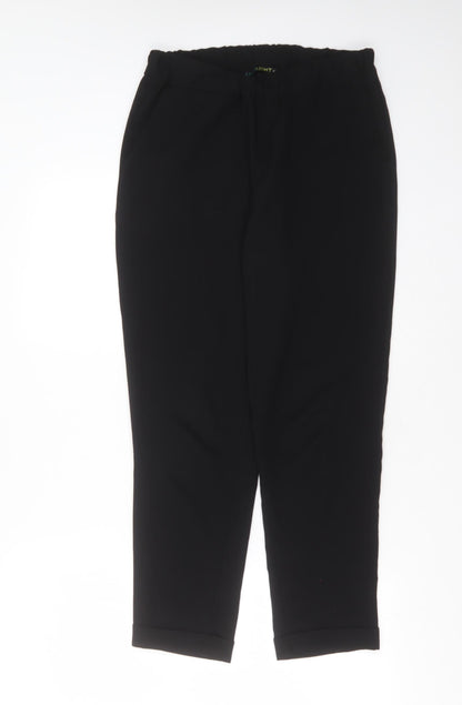 Limelight Womens Black  Polyester Trousers  Size S L26 in Regular