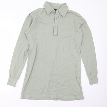 Womens UK Size 8 Threadbare Green Basic Polo