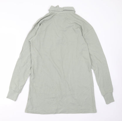 Womens UK Size 8 Threadbare Green Basic Polo