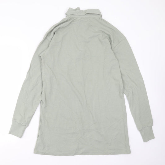 Womens UK Size 8 Threadbare Green Basic Polo