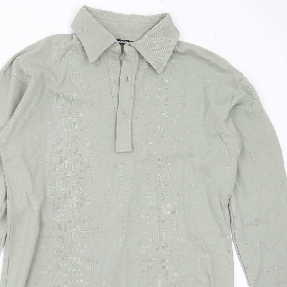 Womens UK Size 8 Threadbare Green Basic Polo