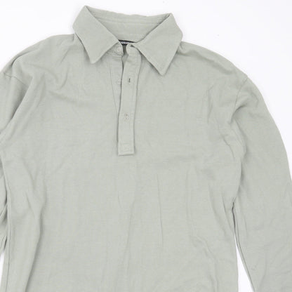 Womens UK Size 8 Threadbare Green Basic Polo