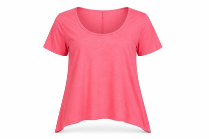 Womens UK Size 10 Dorothy Perkins Pink Basic T-Shirt