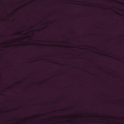 Midnight Womens Purple V-Neck  Modal Cardigan Jumper Size M