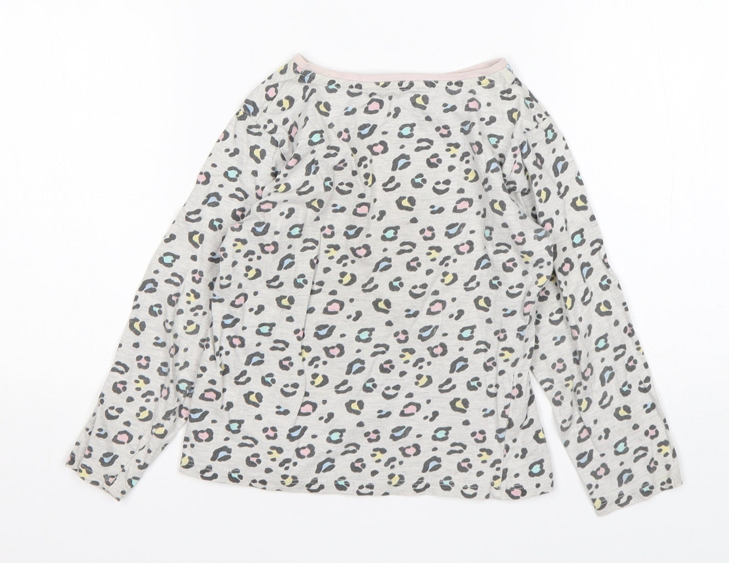 PEP&CO Girls Multicoloured Animal Print Cotton Top Pyjama Top Size 4-5 Years