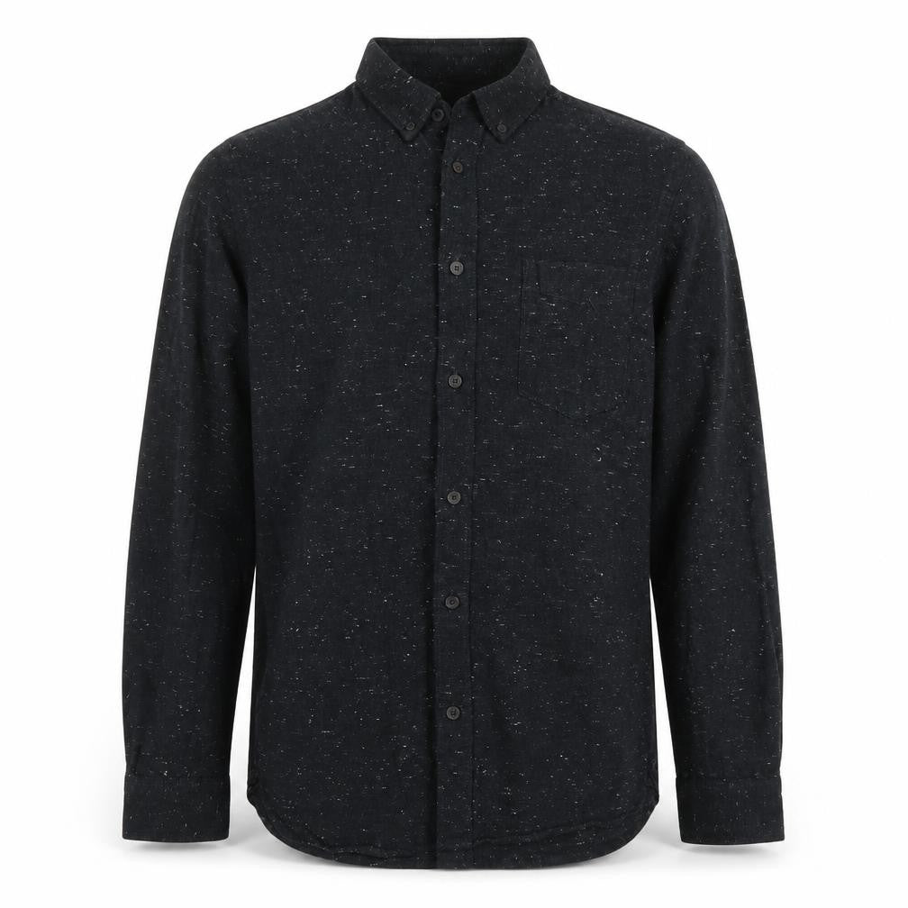 Mens UK Size S H&M Black  Button-Up Long Sleeve Casual Shirt