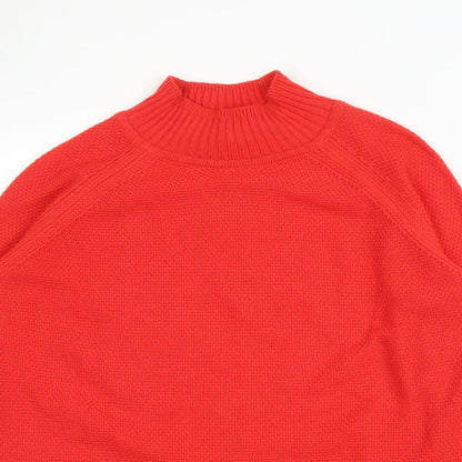 Womens UK Size 10 Warehouse Red Pullover Jumper