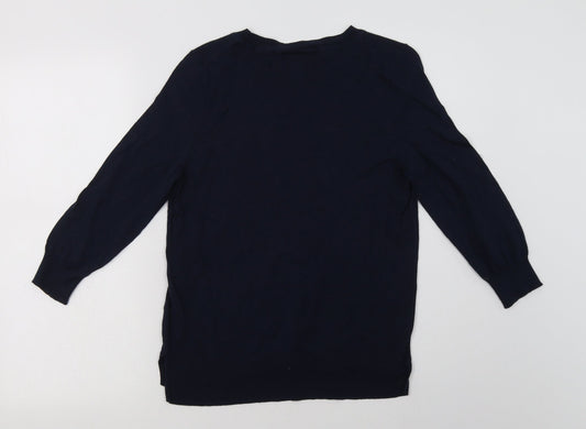 Womens UK Size 10 NEXT Blue Pullover Jumper