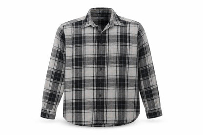 Mens UK Size M Le Frog Grey  Button-Up Long Sleeve Casual Shirt