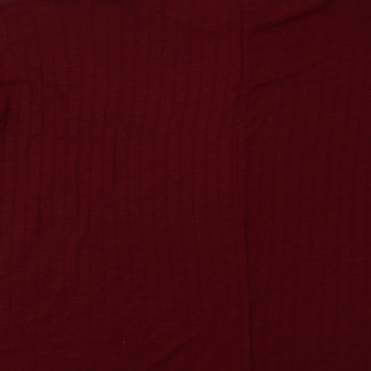 Womens UK Size L New Look Red Pullover Jumper