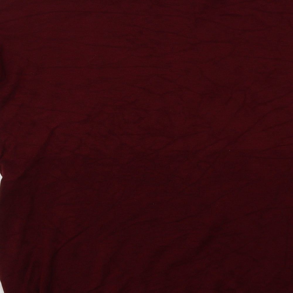 Primark Womens Purple Crew Neck  Viscose Pullover Jumper Size 12