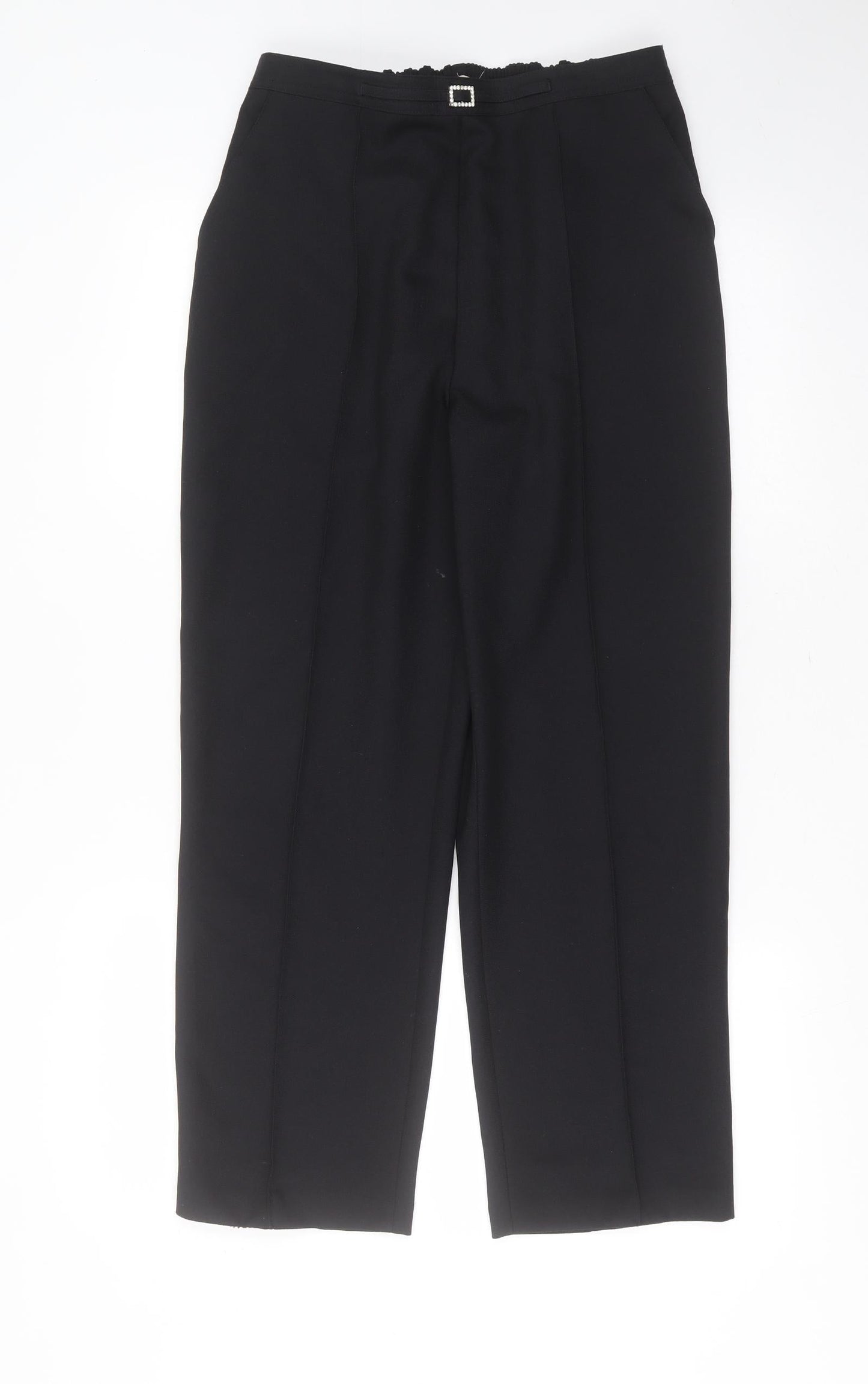 Womens UK Size 10 Soon Regular Fit  Black Trousers