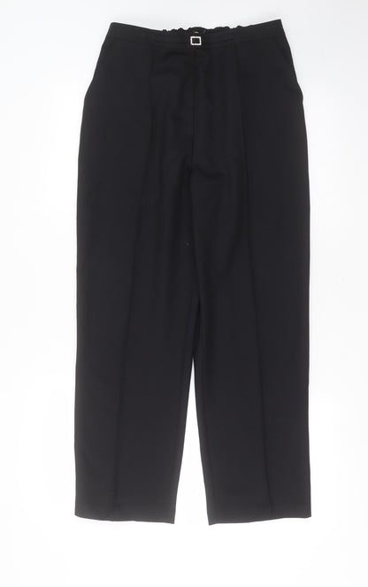 Womens UK Size 10 Soon Regular Fit  Black Trousers