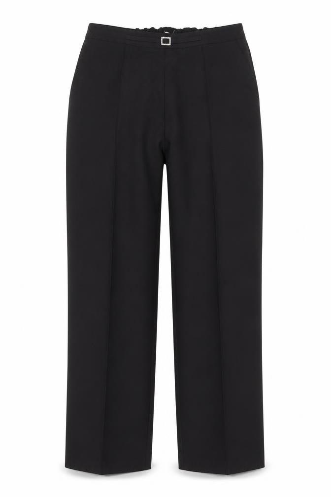 Womens UK Size 10 Soon Regular Fit  Black Trousers