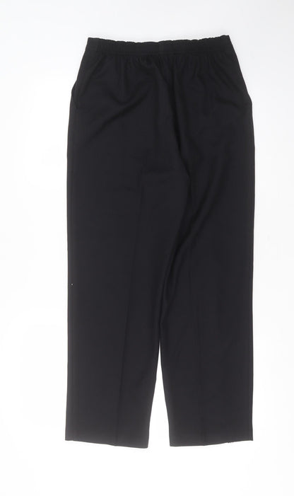 Womens UK Size 10 Soon Regular Fit  Black Trousers