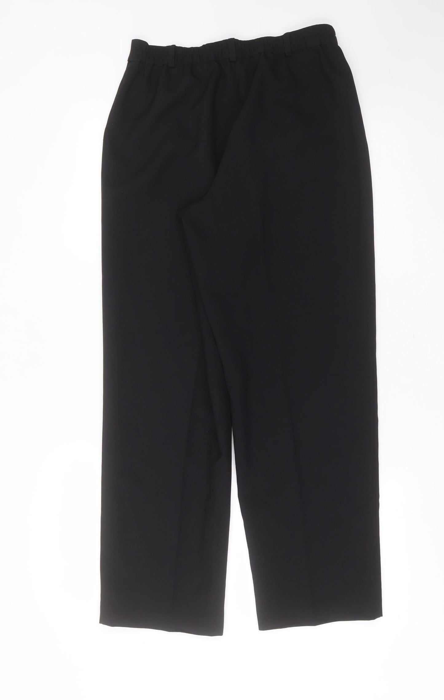 Womens UK Size 12 BHS Regular Fit  Black Trousers