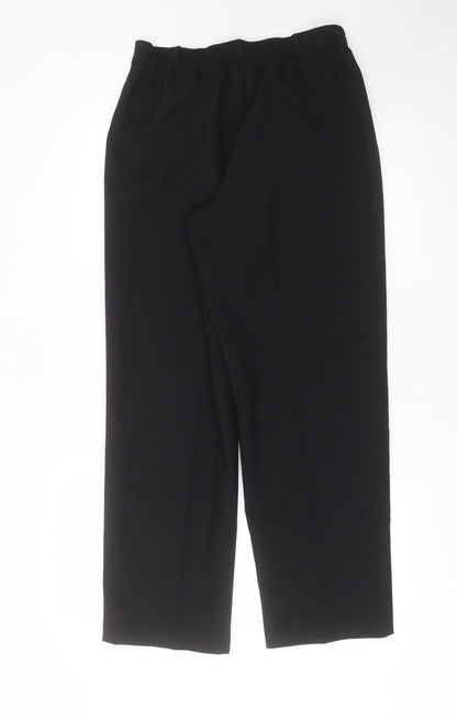 Womens UK Size 12 BHS Regular Fit  Black Trousers