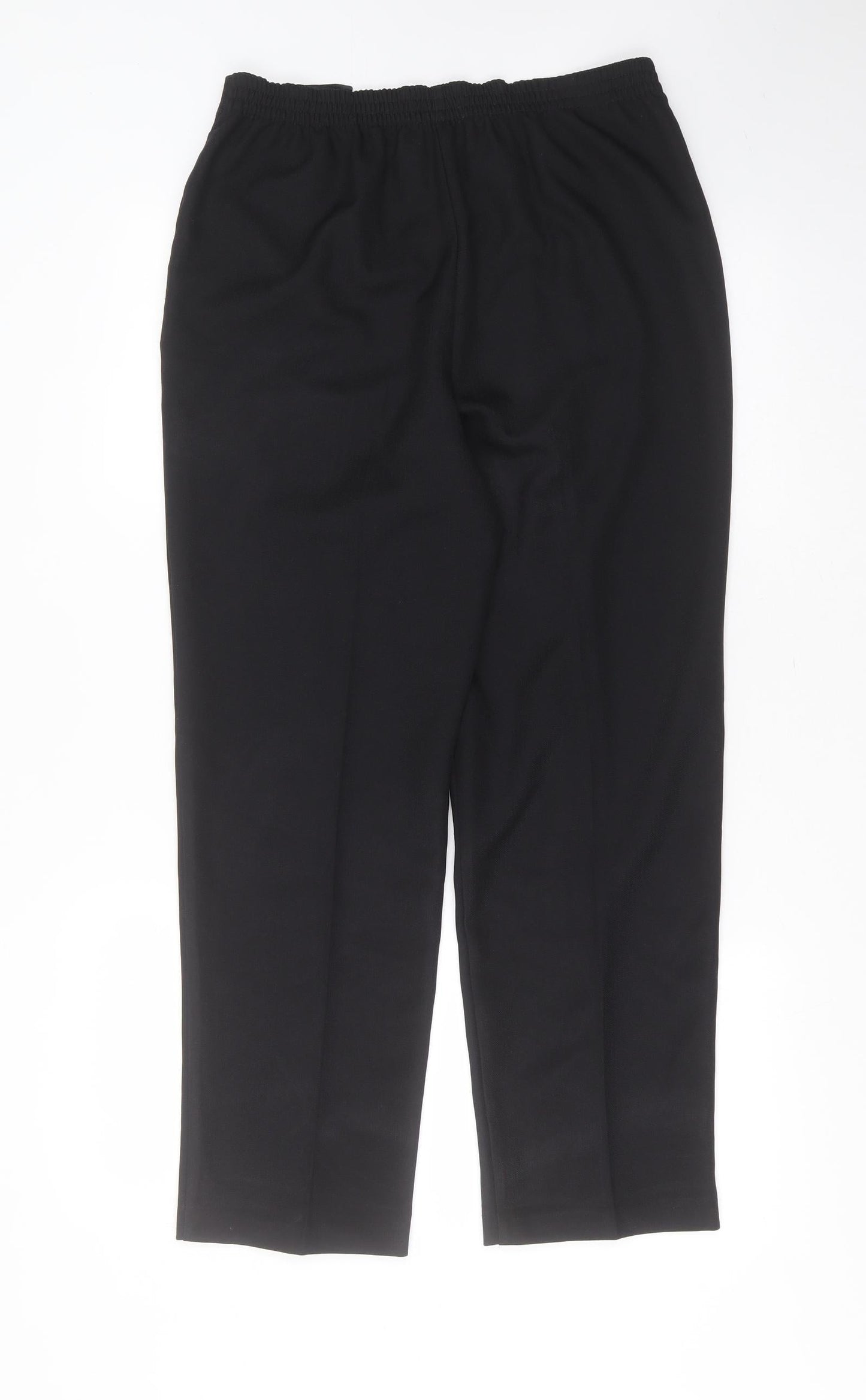 Womens UK Size 10 Papaya Regular Fit  Black Trousers