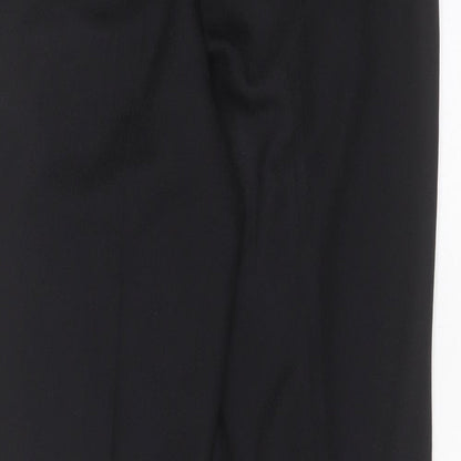 Womens UK Size 10 Papaya Regular Fit  Black Trousers