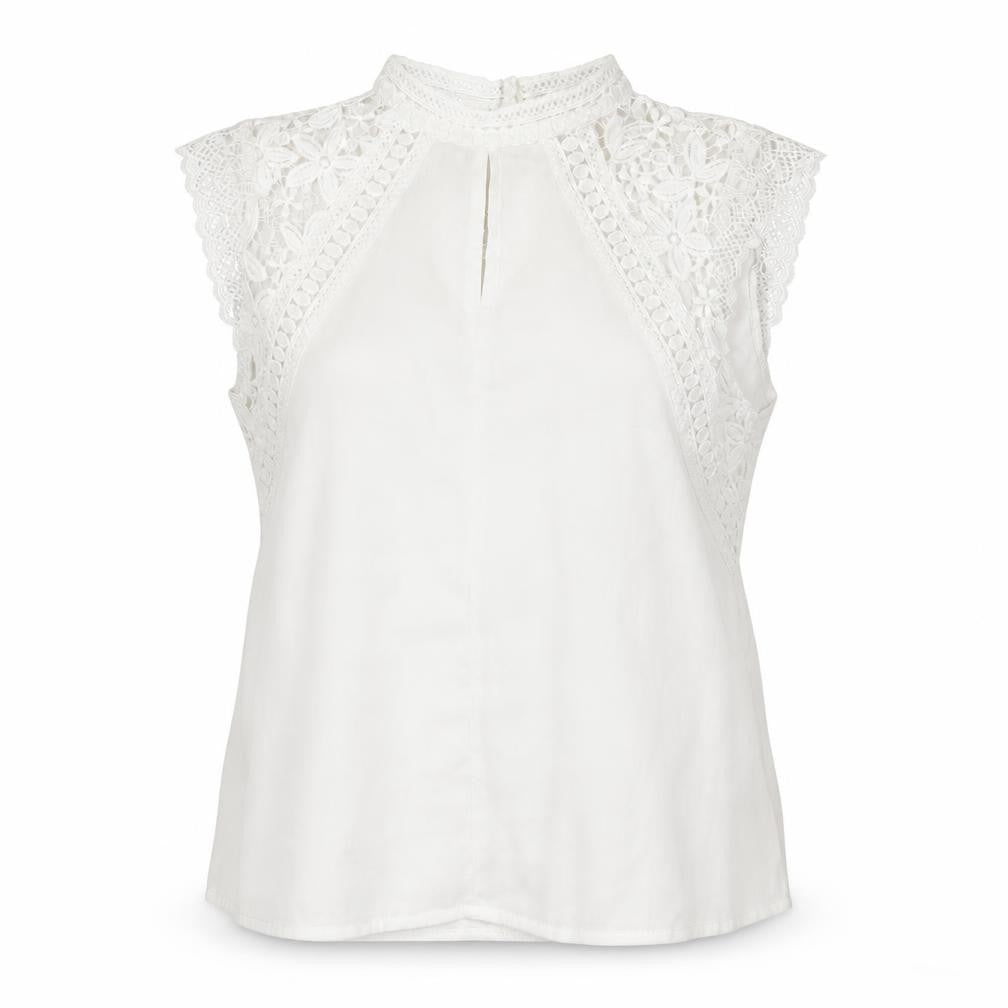 Womens UK Size 10 SheIn White Basic Blouse