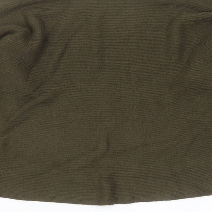 New Look Womens Green Boat Neck  Acrylic Pullover Jumper Size M