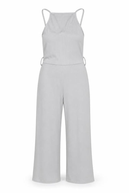 Womens UK Size 4 Boohoo One-Piece Grey Jumpsuit