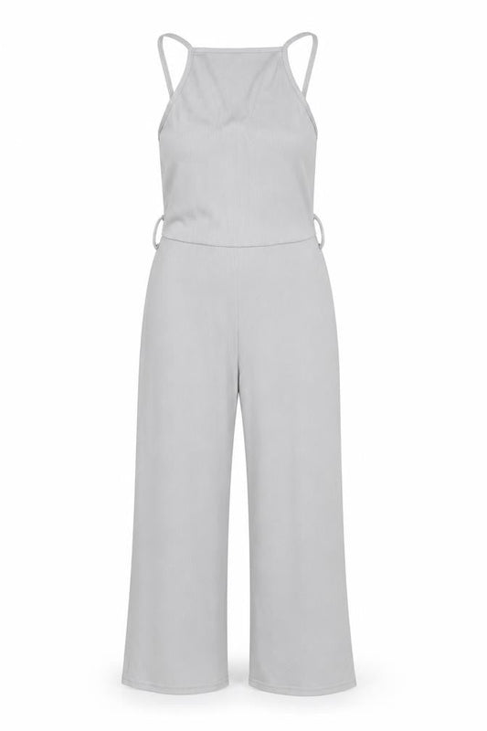 Womens UK Size 4 Boohoo One-Piece Grey Jumpsuit