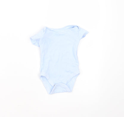 Nutmeg Baby Blue  Cotton Babygrow One-Piece Size Newborn