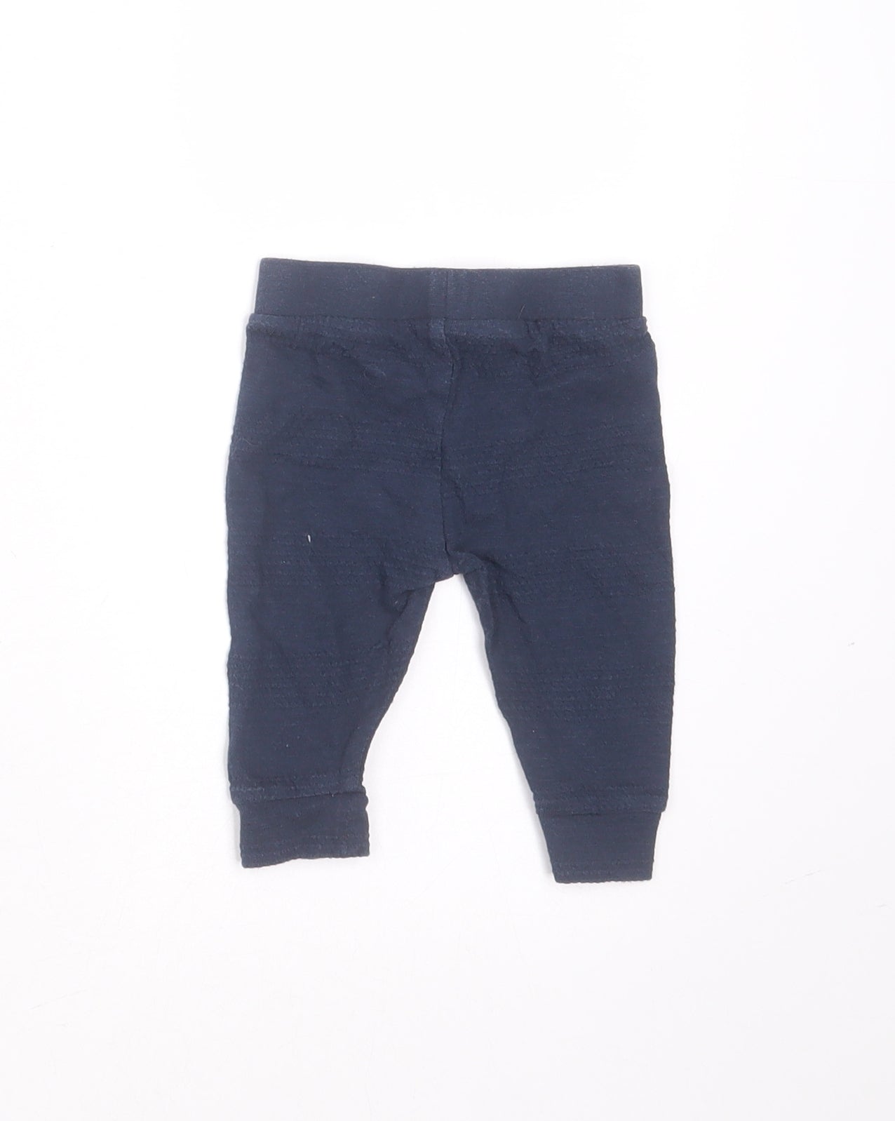 River Island Girls Blue Striped Cotton  Trousers Size Newborn